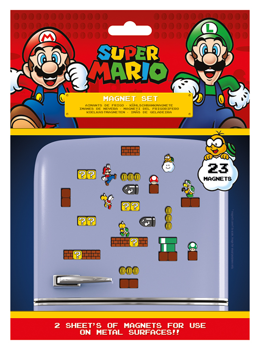

Набор магнитов Super Mario: Mushroom Kingdom
